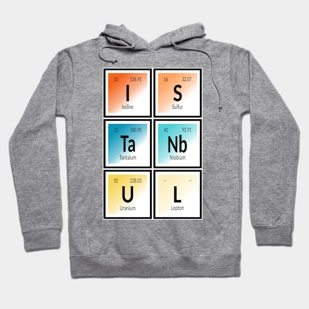 Istanbul City | Periodic Table Hoodie by Maozva-DSGN